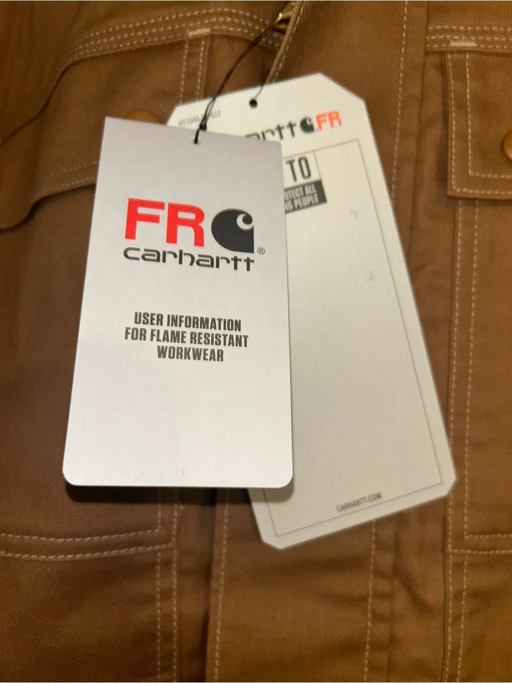 Carhartt Brown Men’s Field Jacket - Heavy-Duty Work Coat